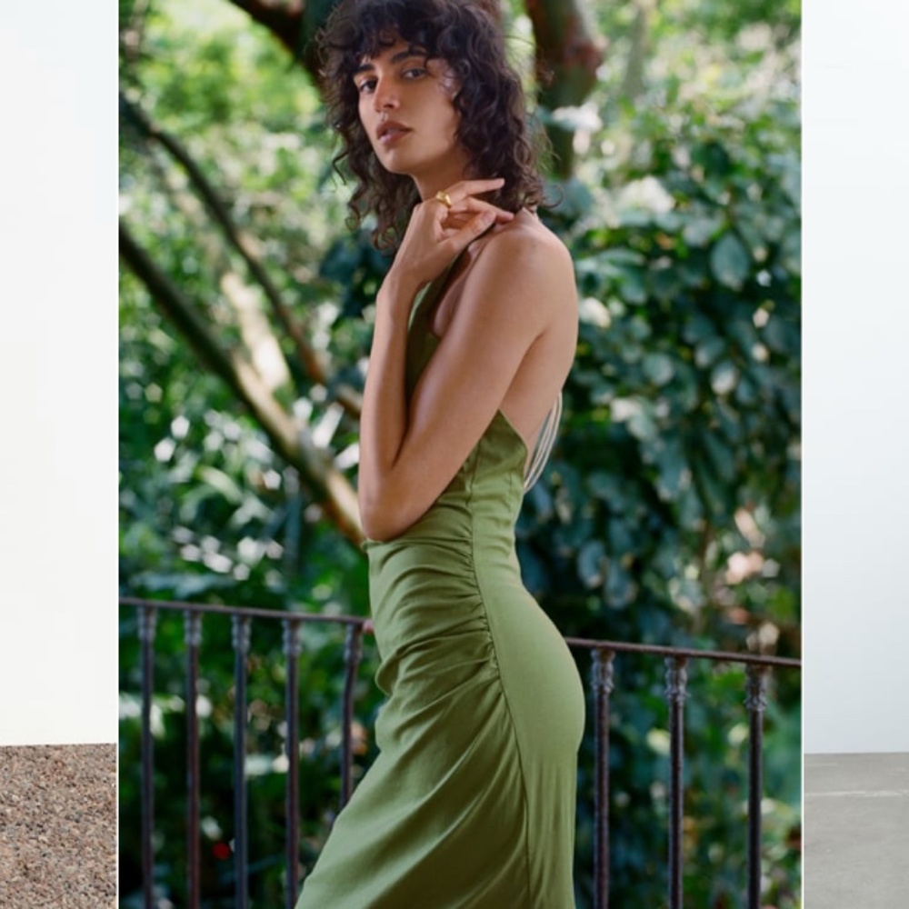 Zara limited edition macrame beaded backless maxi dress - Picture 12 of 12